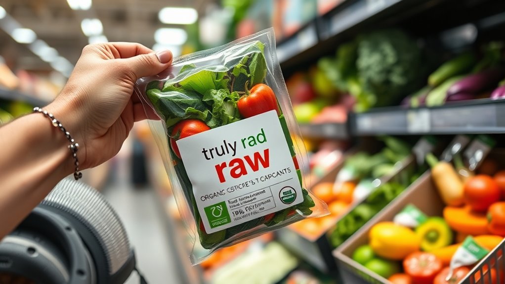read labels for raw foods