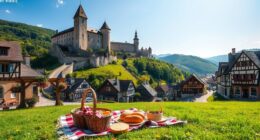 scenic castles and towns