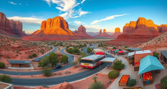 scenic drives and local produce