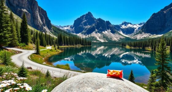 scenic lakes and trails