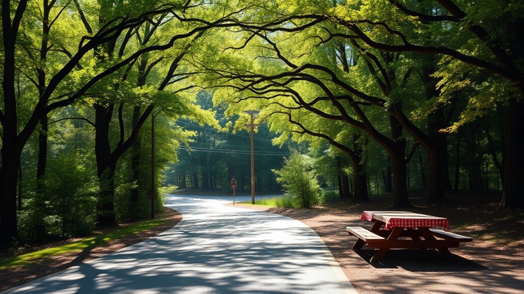 scenic route with native flora