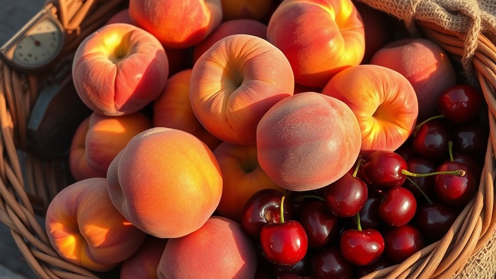 selecting ripening storing fruit
