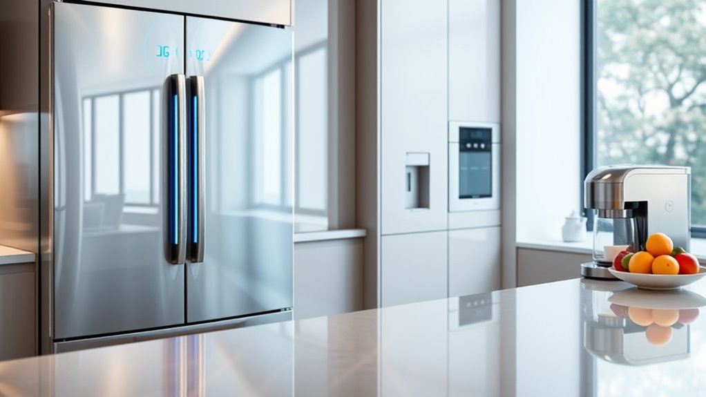smart fridge touch screen technology