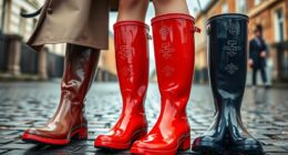 stylish functional rain boots