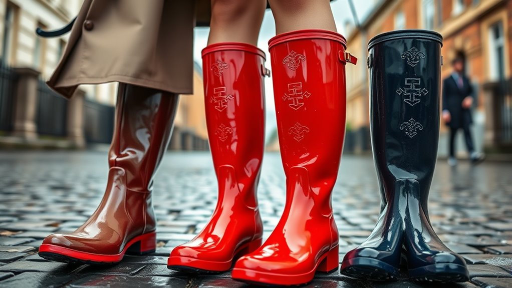 stylish functional rain boots