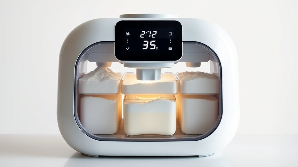 temperature controlled feeding device