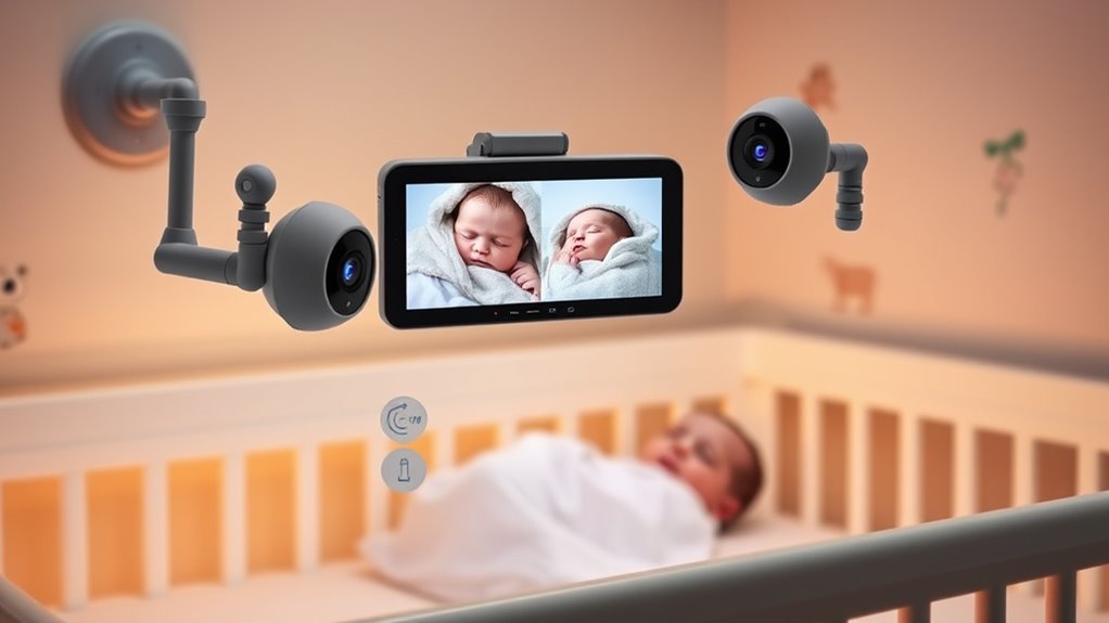 top dual camera baby monitors