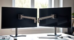 top dual monitor arms
