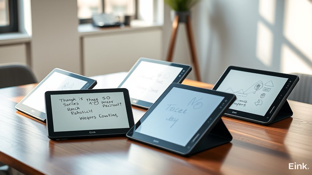 top e ink note tablets