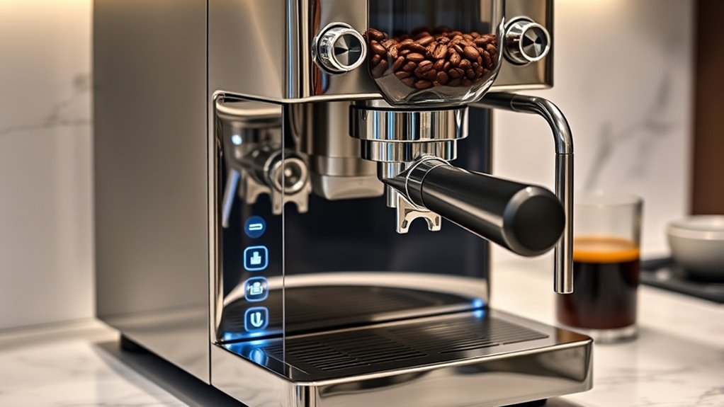 top espresso machines with grinders