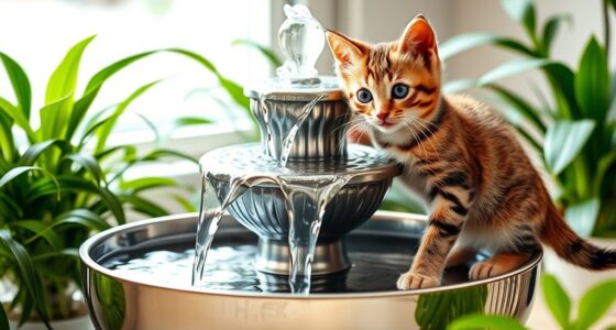 top luxury cat water fountains