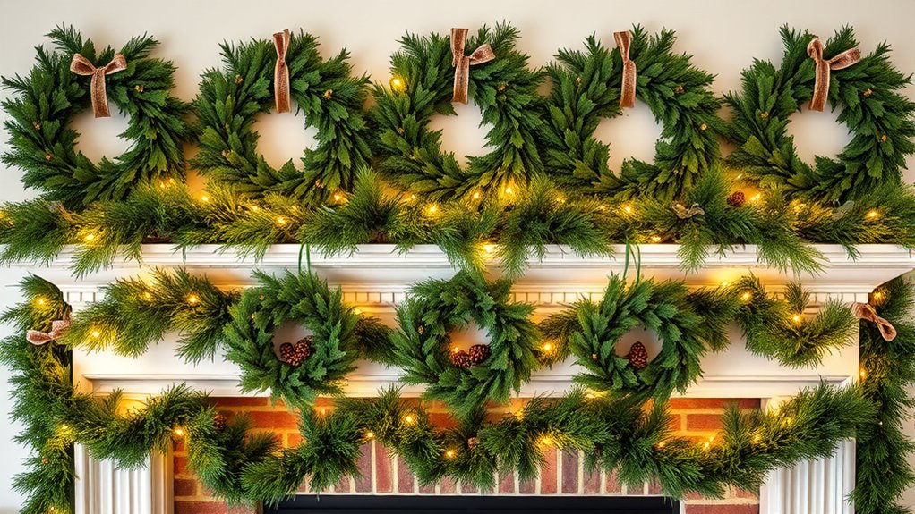 top wreaths and garland sets