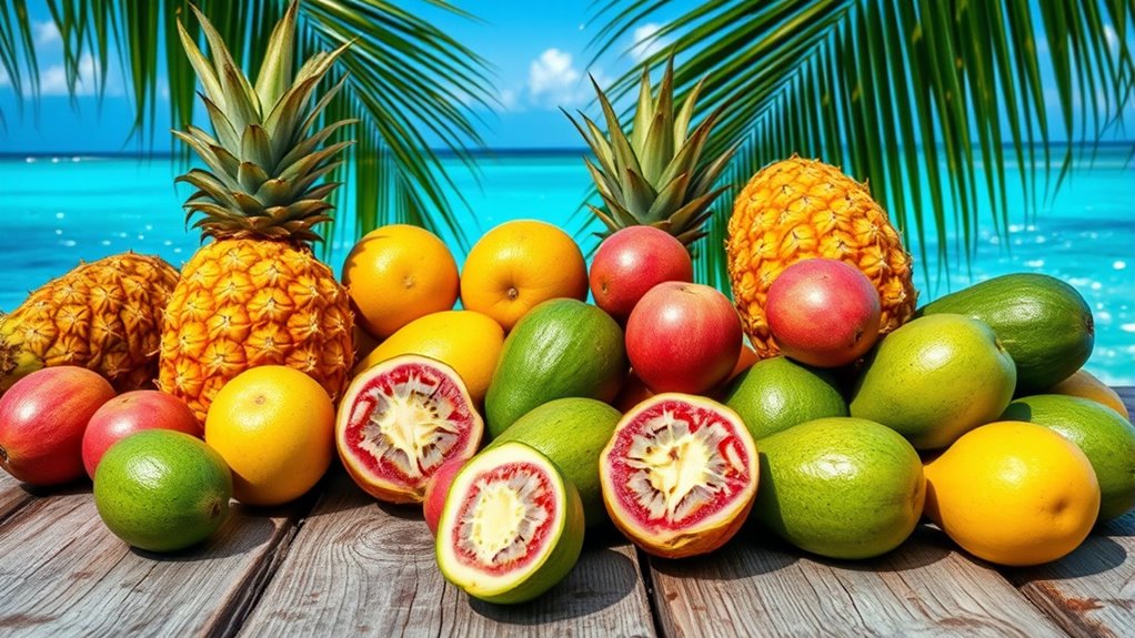 tropical fruit in keys