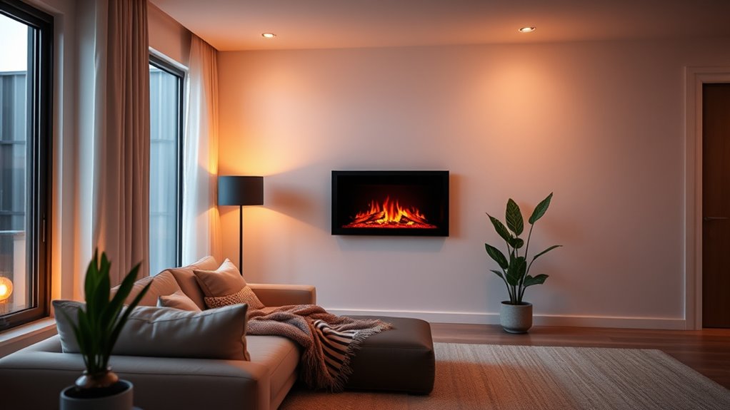 vented free apartment fireplaces
