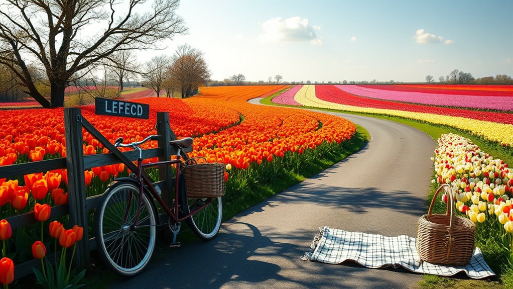 vibrant dutch tulip festivals