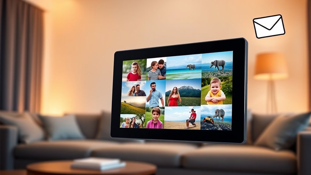 digital frames with email sharing