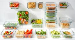 top glass food storage