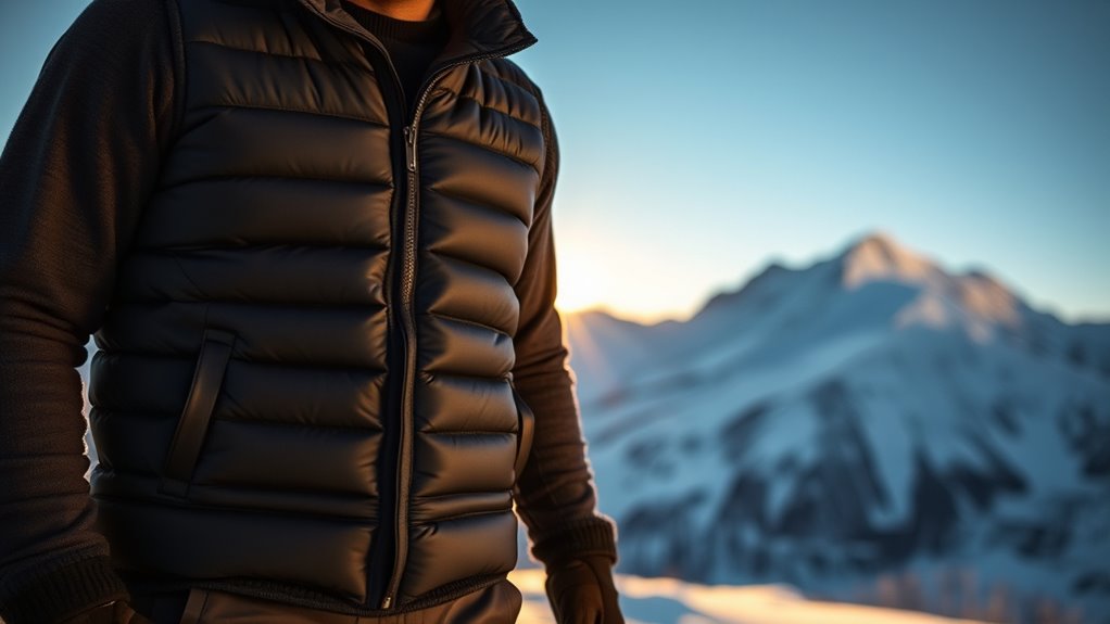 top men s heated winter vests