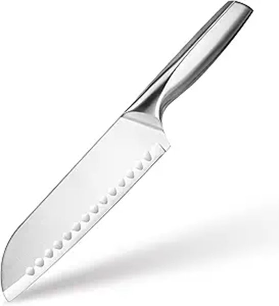 7-Inch German Steel Santoku Chef's Knife