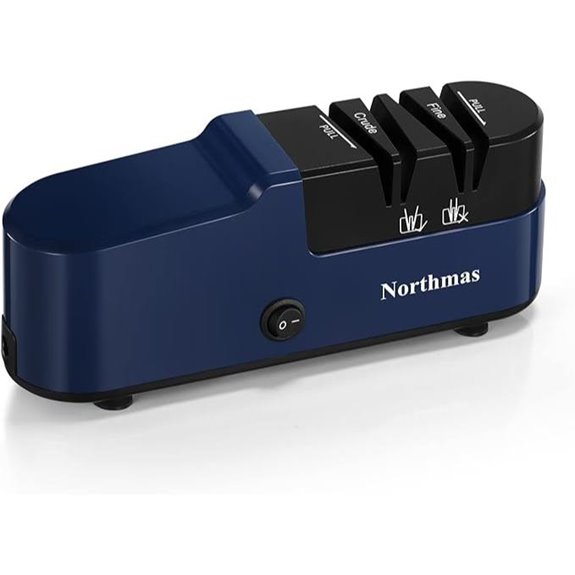 Electric Knife Sharpener 2-Stage Global Voltage Blue