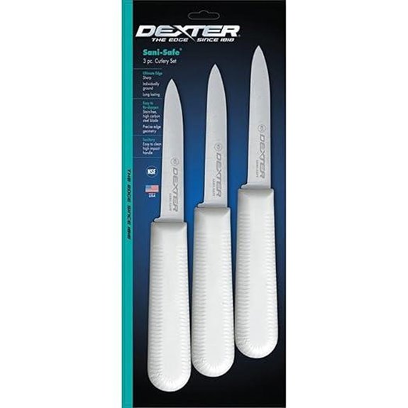 Dexter-Russell Paring Knives 3-Pack High Carbon Steel