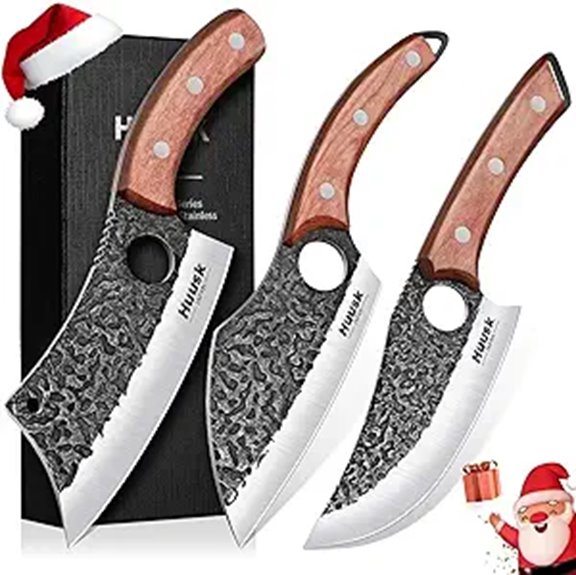 Huusk 3-Piece Japanese Meat Knife Set