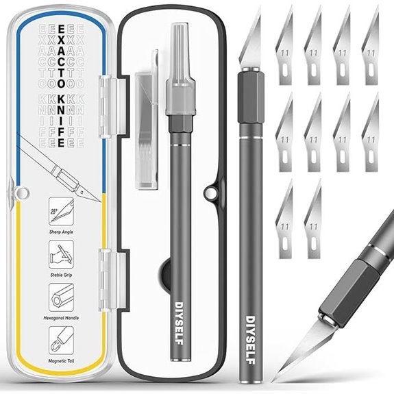 DIYSELF Exacto Knife Set with Cases and Blades