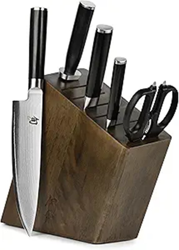 Shun Classic 6-piece Slim Knife Block Set