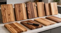 top wooden knife cutting boards