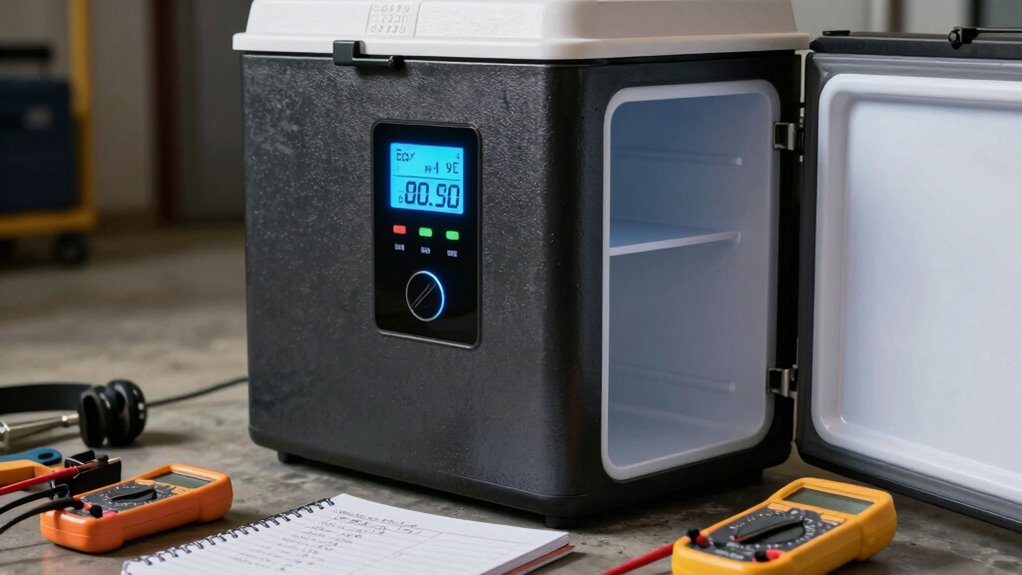 calculate portable fridge power