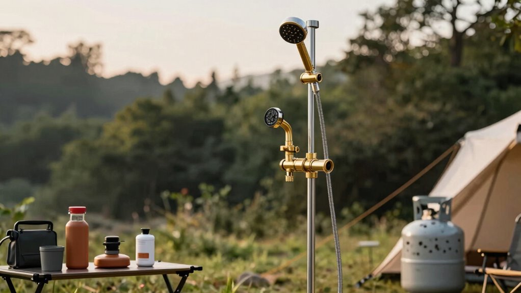 camping hot shower essentials