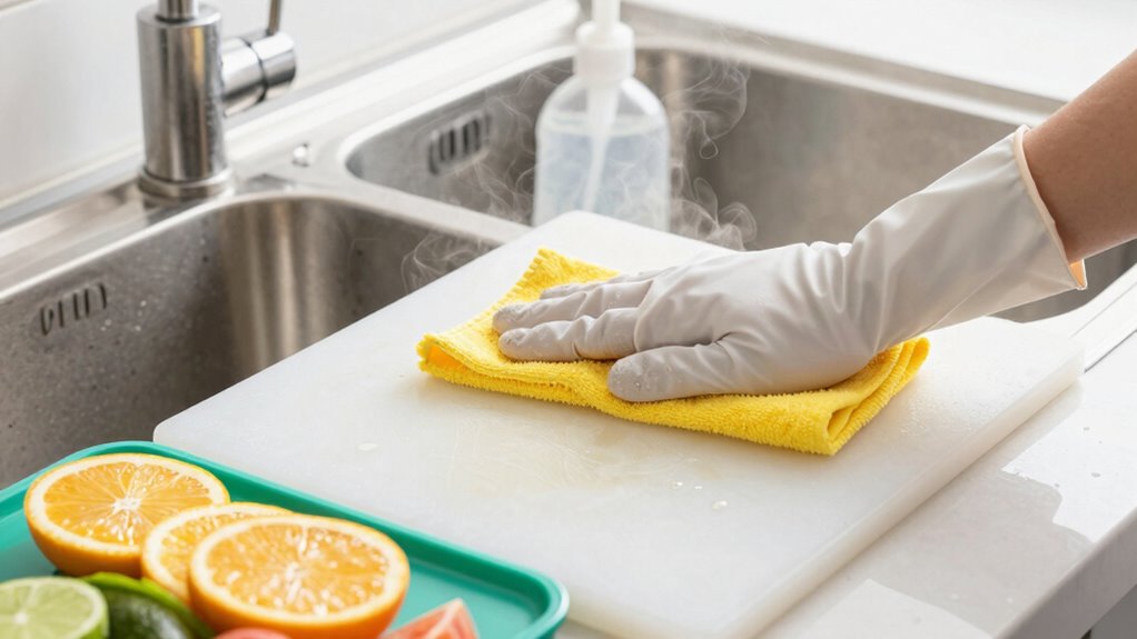 check sanitizer contact time