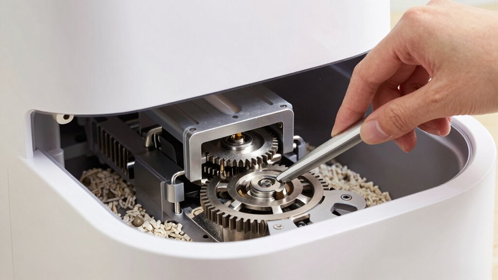 clear jams lubricate moving parts