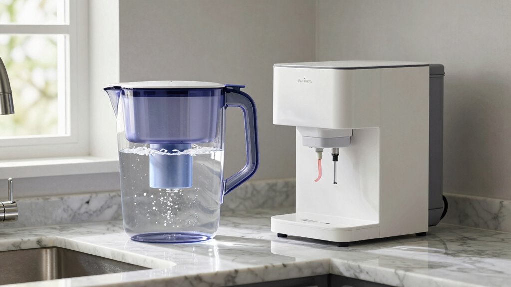 countertop vs under sink filtration