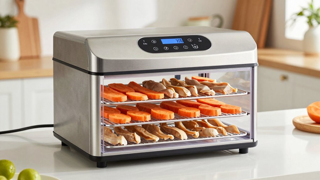dehydrator capacity and features