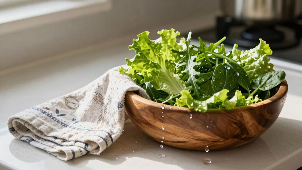 dry greens without spinner