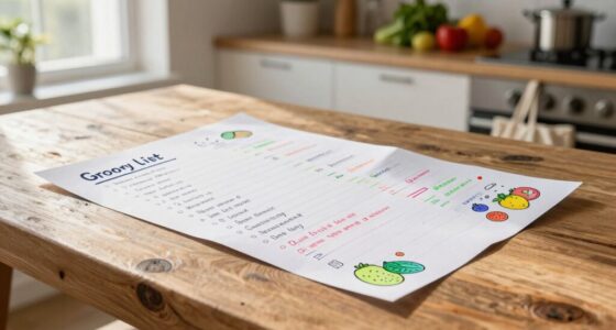 efficient shopping list planning