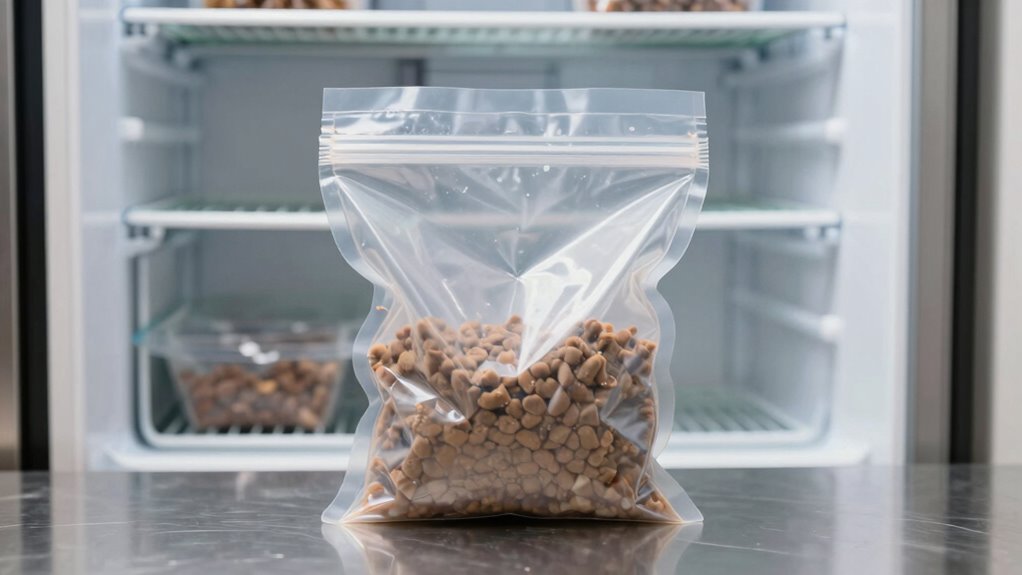 freeze food properly securely