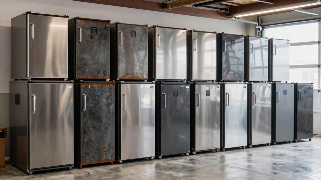 garage freezer insulation standards