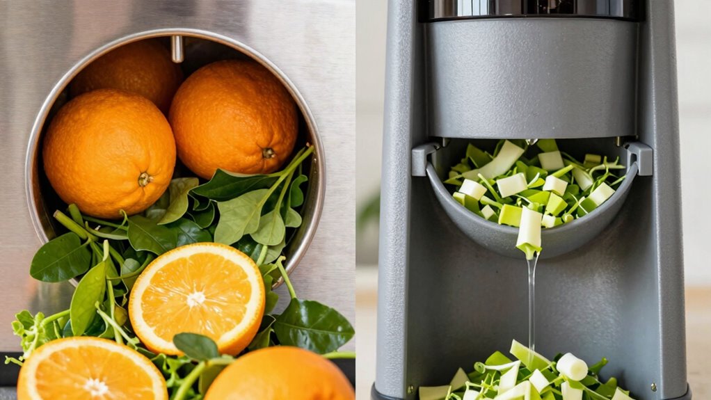 gentle chute nutrient preservation