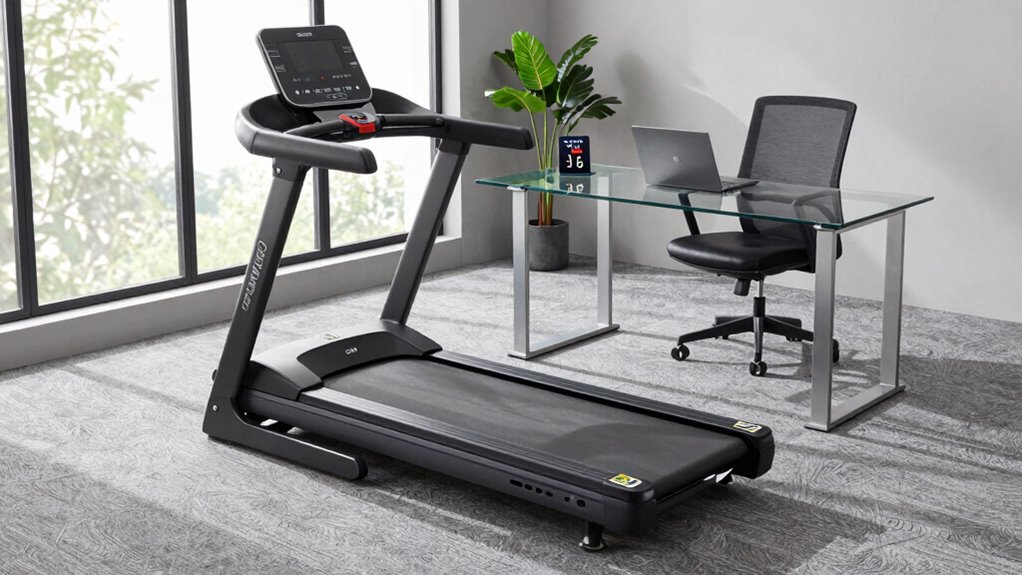 home treadmill size and noise