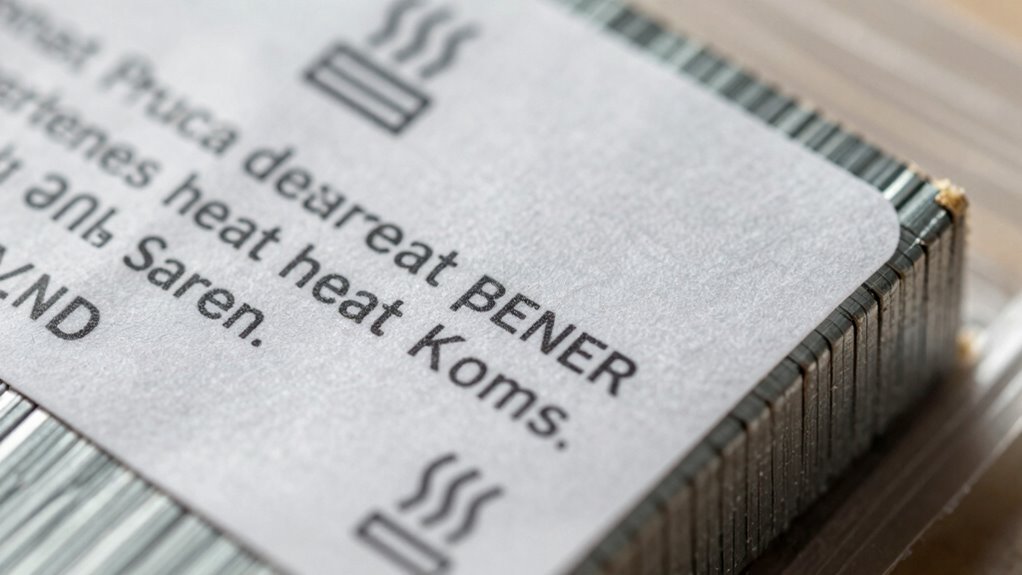 identify heat treatment labels