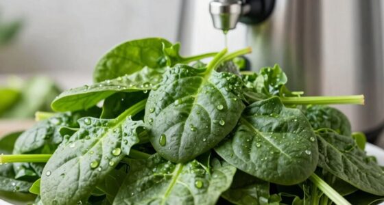 inefficient spinach juicing techniques