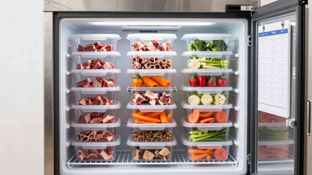 maintain cold defrost regularly