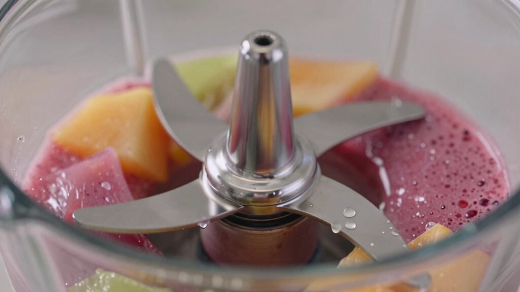 optimal blending blade speed