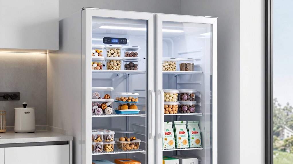 pet freezer size and features