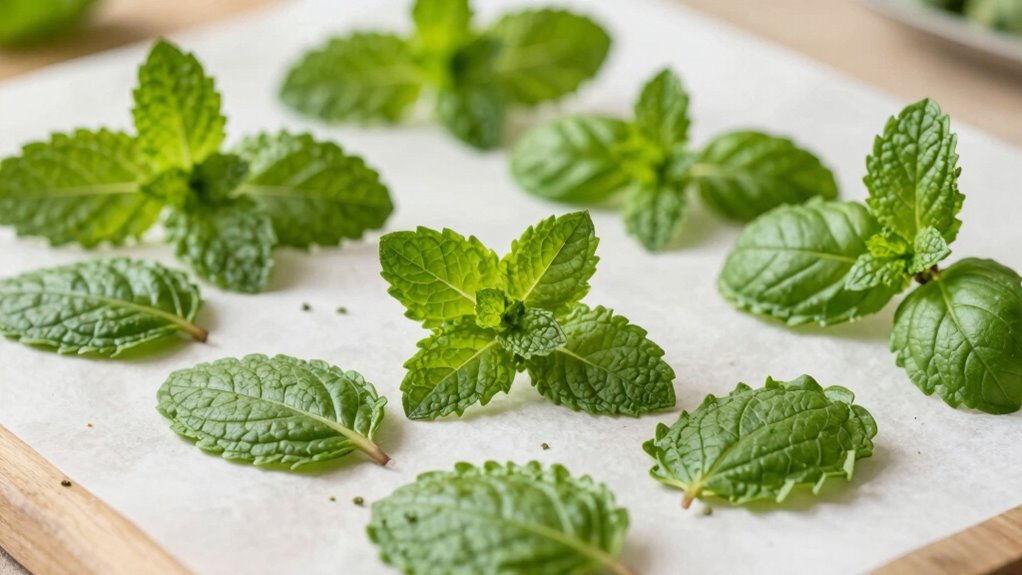 pre treat herbs before drying