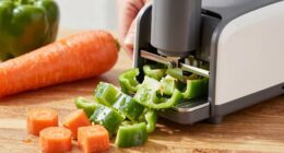 prepare veggies for electric dicing