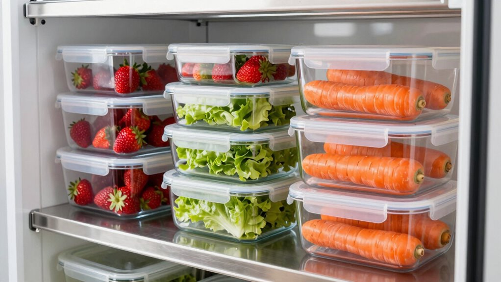 properly label and space produce