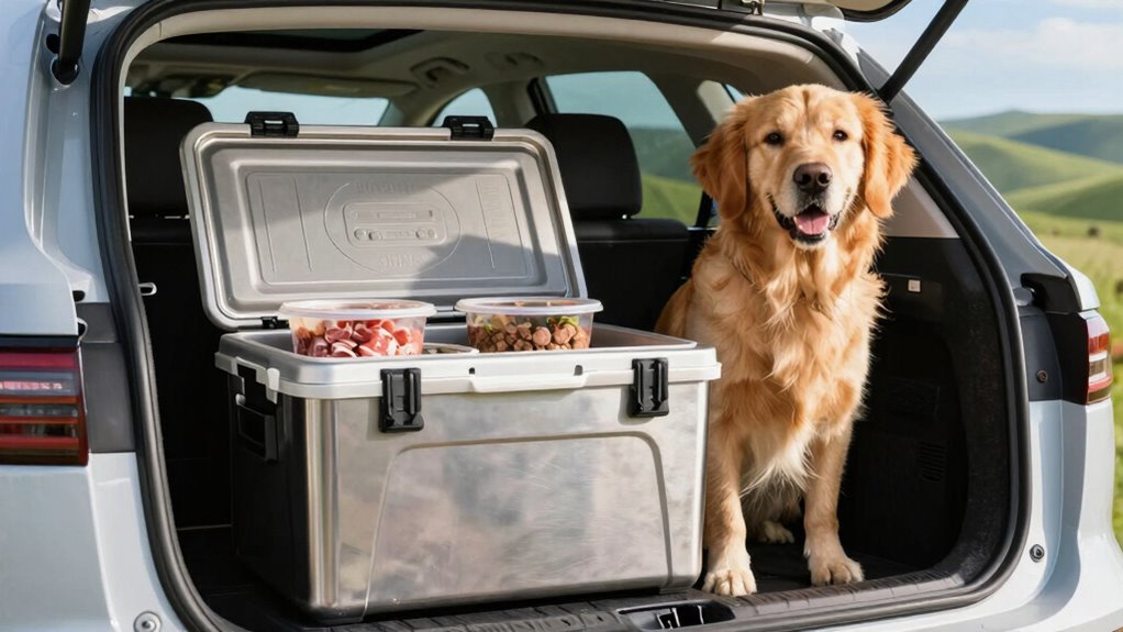 raw fed dog travel tips